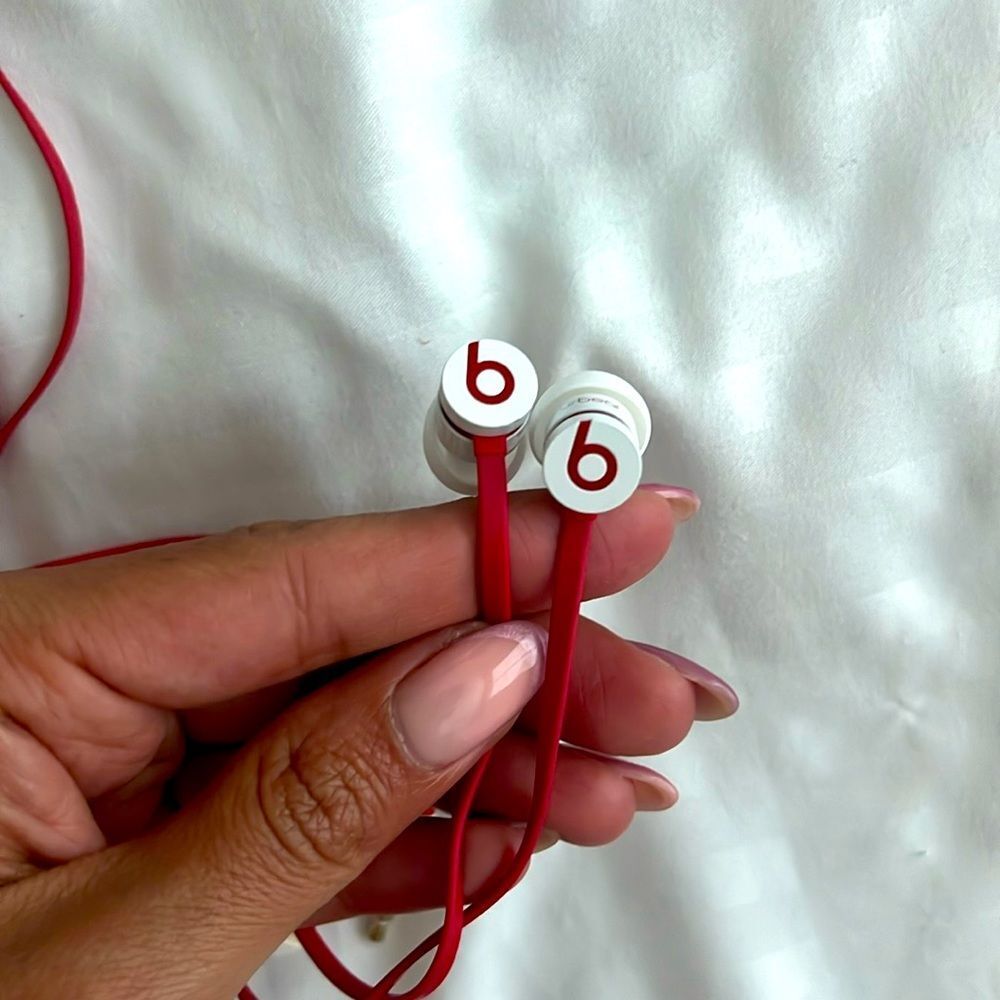 Earphones from Beats by Dre.